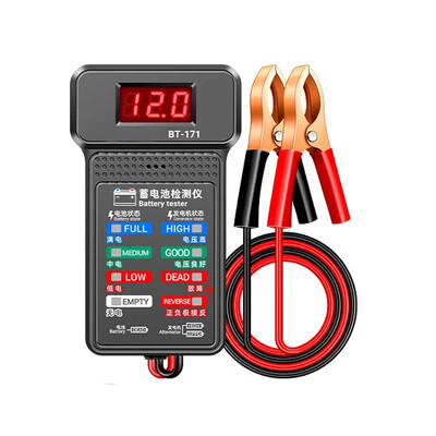 2023 m. naujas universalus automobilio akumuliatoriaus testeris 12V 24V 100-2000CCA akumuliatoriaus apkrovos testeris su LCD ekranu automatiniu generatoriaus analizatoriumi