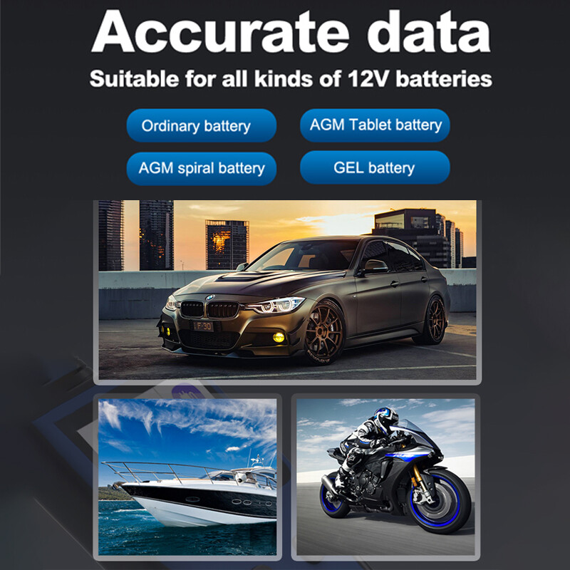 V311B Detector baterie auto 12V Măsurarea calității bateriei Capacitate Putere Tensiune Durată Afișaj digital Detector baterie General