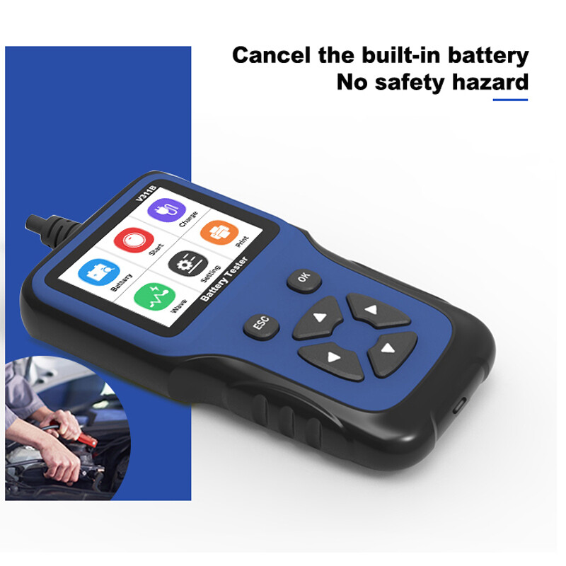 V311B Detector baterie auto 12V Măsurarea calității bateriei Capacitate Putere Tensiune Durată Afișaj digital Detector baterie General