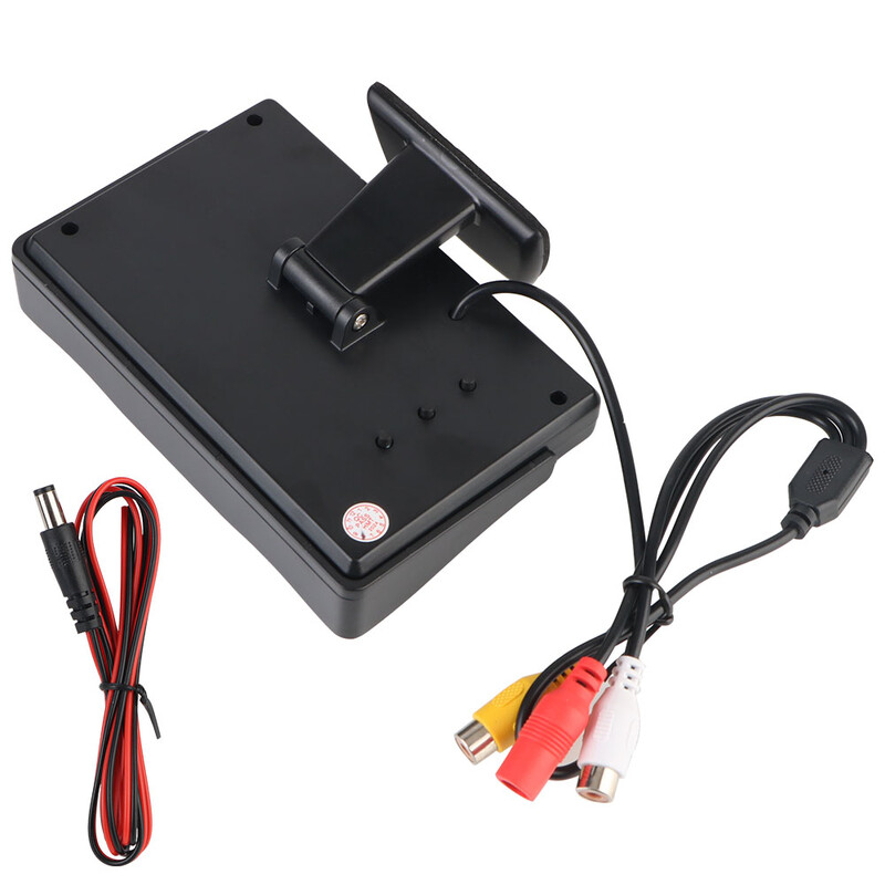 TFT LCD kameros 4,3 colio automobilio monitorius Atbulinės eigos kameros ekranas HD ekranas Sulankstomas automobilio priedai Parkavimo automobilių vaizdo grotuvai