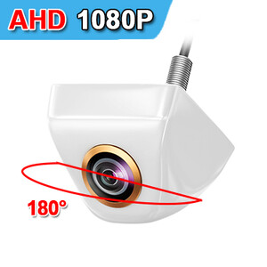 AHD 1920x1080P Unisersal auto tagurduskaamera 180-kraadine kalasilm objektiiv Starlight Night Vision HD sõiduki tahavaatekaamera