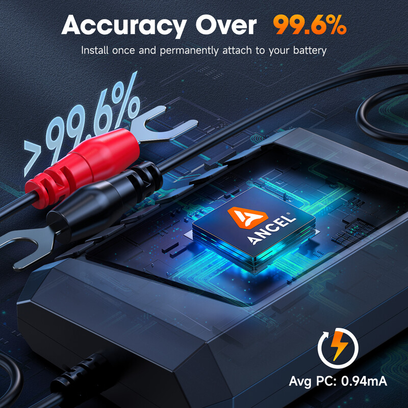 2024 m. Naujas ANCEL BM300 Pro 6V/24V/12V akumuliatoriaus testeris Baterijos monitorius SOC baterijos būklės analizatoriaus įrankis IOS Andoird