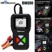 Automobilio akumuliatoriaus testeris 100-2000 CCA automobilio akumuliatoriaus įrankis 6V 12V 24V automobilio akumuliatoriaus testeris Automobilio akumuliatoriaus analizatorius BM550 akumuliatoriaus testavimo įrankis