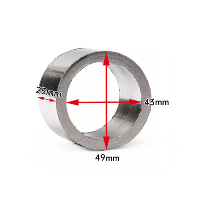 Motociklo duslintuvo išmetimo vamzdis grafito tarpiklio sandariklio žiedas 30–62 mm vidinis skersinis duslintuvo jungtis Motos purvo duobės dviračio sandarinimo žiedas