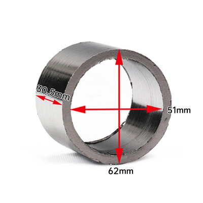 Motociklo duslintuvo išmetimo vamzdis grafito tarpiklio sandariklio žiedas 30–62 mm vidinis skersinis duslintuvo jungtis Motos purvo duobės dviračio sandarinimo žiedas