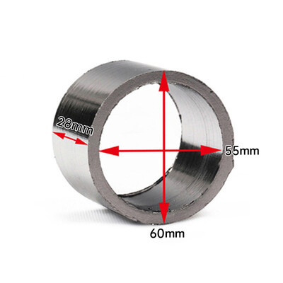 Motociklo duslintuvo išmetimo vamzdis grafito tarpiklio sandariklio žiedas 30–62 mm vidinis skersinis duslintuvo jungtis Motos purvo duobės dviračio sandarinimo žiedas