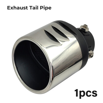 Nerūsējošā tērauda cauruļu trokšņa slāpētāja izplūdes sistēma automobiļu izplūdes caurulēm Sudraba melnas krāsas izpūtēja uzgalis Nissan Sylphy, Corolla