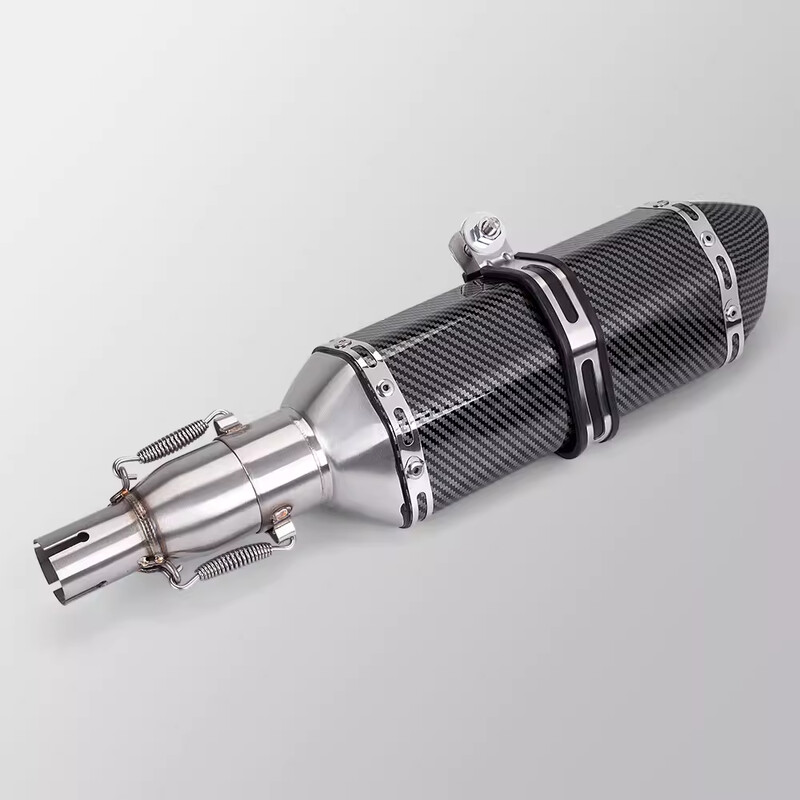 Motocikla modifikācijas izplūdes caurules izplūdes vidējā daļa 28–45 mm adapteris 51 mm izplūdes sekcijas nesagraujoša uzstādīšana