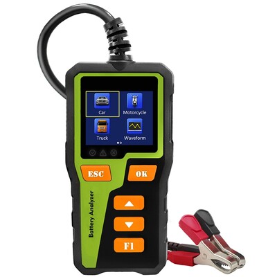 1 τεμάχιο BT-30 Battery Tester Load Tester Ελεγκτής μπαταρίας αυτοκινήτου Μαύρο & πράσινο ABS Ψηφιακός αναλυτής μπαταριών αυτοκινήτου για τις περισσότερες μπαταρίες