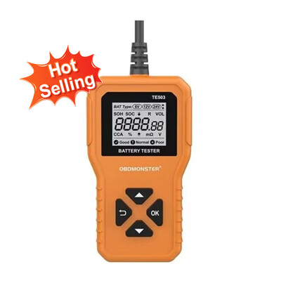 Automobilio akumuliatoriaus testeris 100-2000 CCA automobilio akumuliatoriaus sistemos analizatorius 6V 12V 24V automobilio akumuliatoriaus įrankis BM550 akumuliatoriaus tikrinimo įrankis