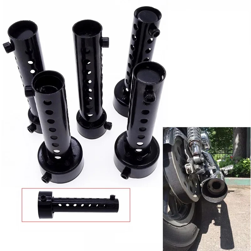 Motorkerékpár univerzális állítható terelőbetét Kipufogó hangtompító DB Killer Hangtompító Vas Eliminátor Hang 35mm 42mm 45mm 48mm 60MM