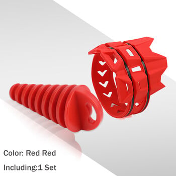 Заглушител за мотоциклет Кръгъл мото изпускателен ауспух Протекторно покритие Комплект щепсели за изпускателна тръба за KTM Yamaha Husqvarna Dirt Pit Bike