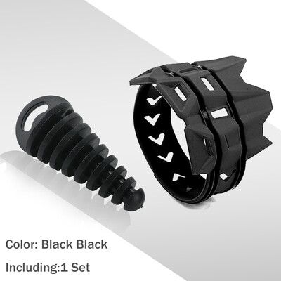 Motorkerékpár hangtompító kerek Moto kipufogó kipufogó védőburkolat Kipufogócső dugó készlet KTM Yamaha Husqvarna Dirt Pit Bike-hoz