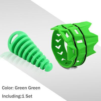 Motorkerékpár hangtompító kerek Moto kipufogó kipufogó védőburkolat Kipufogócső dugó készlet KTM Yamaha Husqvarna Dirt Pit Bike-hoz