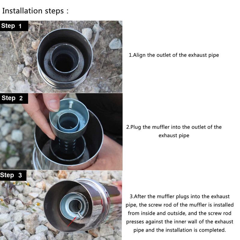 Motociklo Can DB Killer Silencer Triukšmo pašalinimo Išmetimo Reguliuojamas Duslintuvo duslintuvas 35mm/42mm/45mm/48mm/60mm