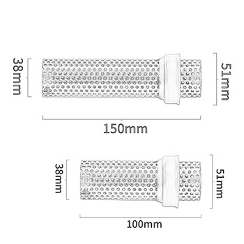 51mm 60mm Universal DB Killer Catalyst Slip On σιγαστήρα μοτοσικλέτας Θόρυβος ήχου εξάτμιση Moto Escape σιγαστήρα