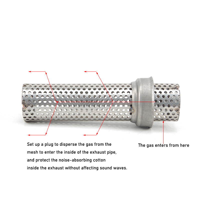 51mm 60mm Universal DB Killer Catalizator Slip On Motocicletă Amortizor de zgomot Sunet de evacuare Moto Escape Toba de eșapament