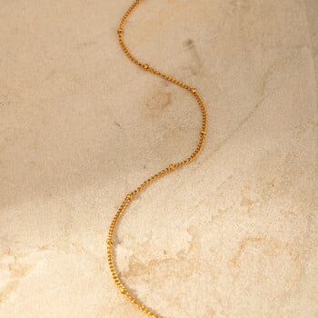 Uworld Stylish Chain Bead Anklet από ανοξείδωτο ατσάλι брелок Νέο καλοκαιρινό μπιζού Barefoot Beach Golden On Foot Charm Κοσμήματα