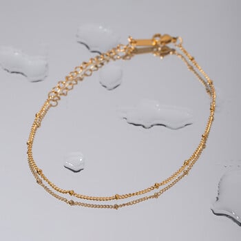 Uworld Stylish Chain Bead Anklet από ανοξείδωτο ατσάλι брелок Νέο καλοκαιρινό μπιζού Barefoot Beach Golden On Foot Charm Κοσμήματα