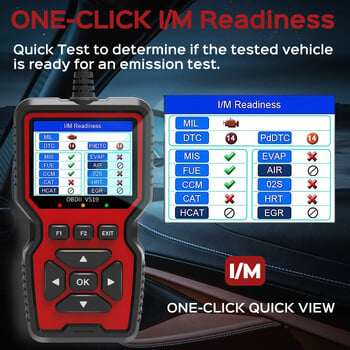 OBD2 Scanner Live Data Professional Mechanic OBDII Diagnostic Code Reader for Check Engine Light