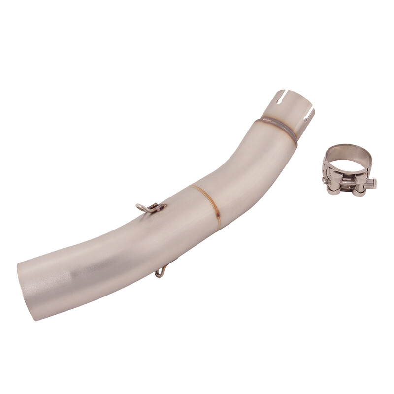 Pabėgimo motociklo vidurinės jungties vamzdžio vidurinės jungties vamzdis nerūdijančio plieno išmetimo sistema, modifikuota VOGE 525R 2022