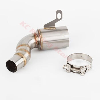 За KTM RC DUKE 125 250 390 ADV Advanture 2020 2021 2022 Ауспух 45 mm Средна връзка Cut-Cat Катализатор Elbow Down Pipe Tube колектор