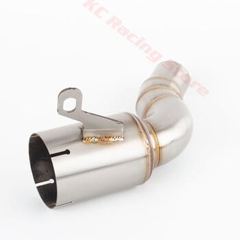 За KTM RC DUKE 125 250 390 ADV Advanture 2020 2021 2022 Ауспух 45 mm Средна връзка Cut-Cat Катализатор Elbow Down Pipe Tube колектор