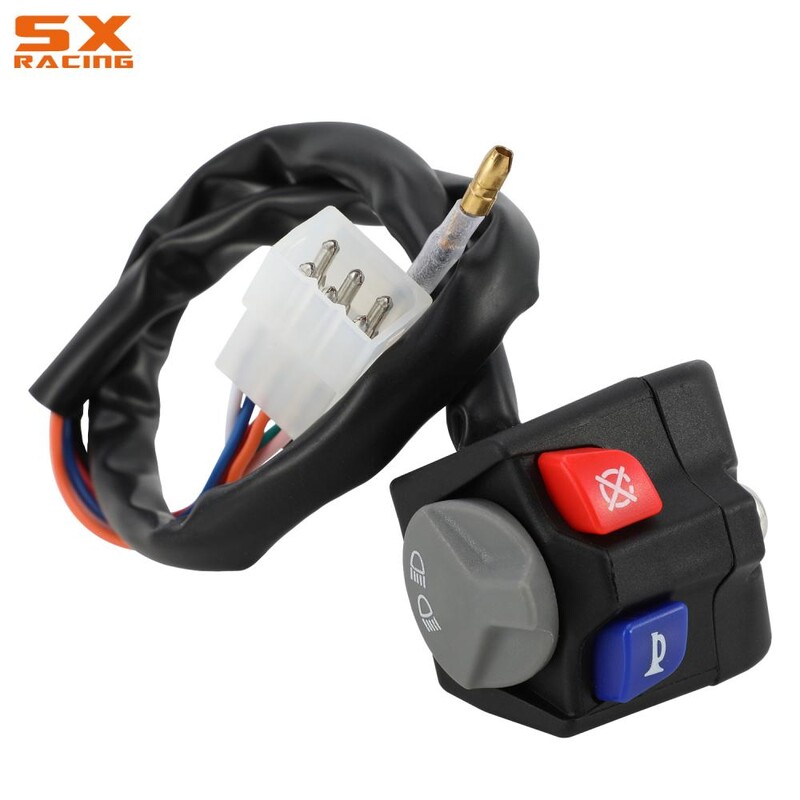 Motocikla priekšējo lukturu skaņas signāla slēdzis priekš KTM HUSQVARNA GAS GAS EC250-300 EC250F/350F 21-23 TE 125 14-16 TE 150 17-19 TE 250
