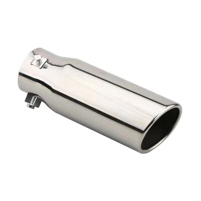 Automobilio bendrojo didelio skersmens išmetimo vamzdis modifikuotas duslintuvas naujas pailgintas įstrižainės dengimas nerūdijančio plieno galinis dujų gaubtas