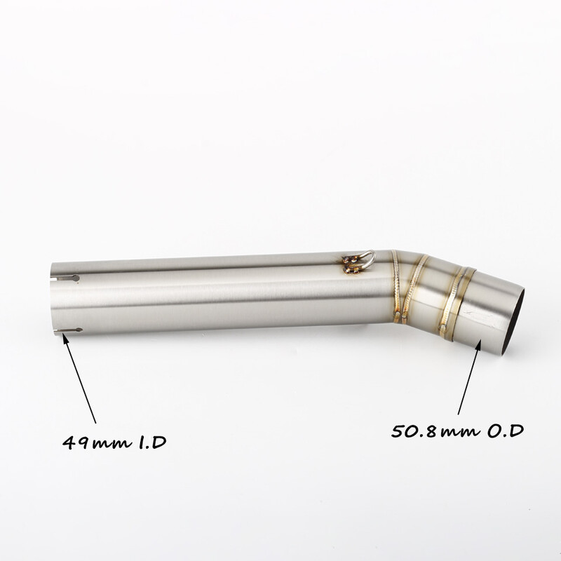 Motociklo CB1300 išmetimo vamzdis FZS600 Slydimas ant vidurinio duslintuvo Yamaha FZS 600 Fazer 1998-2003 Honda CB1300 2003-2013 m.