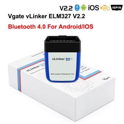 Vgate vLinker BM+ ELM327 V2.2 BT 4.0 wifi BMW skannerile OBD 2 OBD2 autodiagnostika autotööriist ELM 327 ODB2 Bimmercode