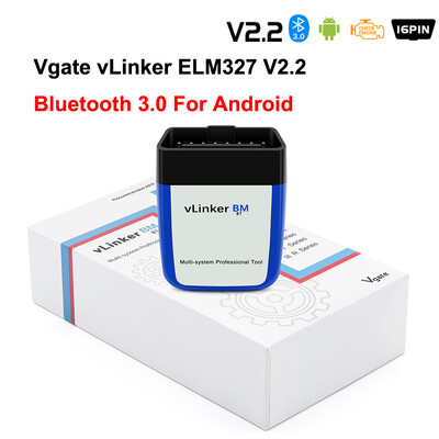 Vgate vLinker BM+ ELM327 V2.2 BT 4.0 wifi BMW skannerile OBD 2 OBD2 autodiagnostika autotööriist ELM 327 ODB2 Bimmercode