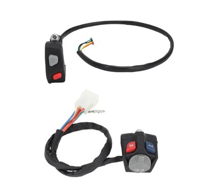 Comutator de aprindere pentru ghidon de motocicletă Comutator de claxon pornire electrică Buton de lumină departe pentru KTM Husqvarna EC EXC TE FE TX SXC