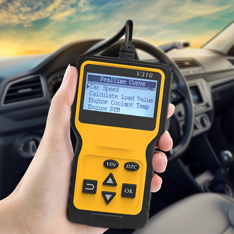 1 PC V310 automobilių gedimų diagnostikos prietaisas OBD 2 diagnostikos įrankis Elm327 dekoderio variklio gedimo duomenų srauto skaitymo kortelė
