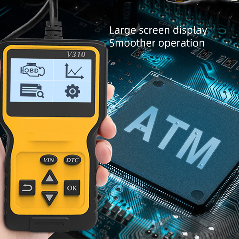 1 PC V310 automobilių gedimų diagnostikos prietaisas OBD 2 diagnostikos įrankis Elm327 dekoderio variklio gedimo duomenų srauto skaitymo kortelė