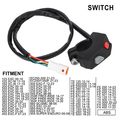 Motociklo priekinių žibintų signalo užgesimo jungiklis skirtas KTM HUSQVARNA GAS GAS EC250-300 EC250F/350F 21-23 TE 125 14-16 TE 150 17-19 TE 250 EXC