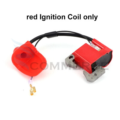 Sarkana/melna aizdedzes spole ar L7T aizdedzes sveci 43cc 47cc 49cc Mini Quad Pocket Dirt Bike ATV 2-taktu dzinēja piederumi