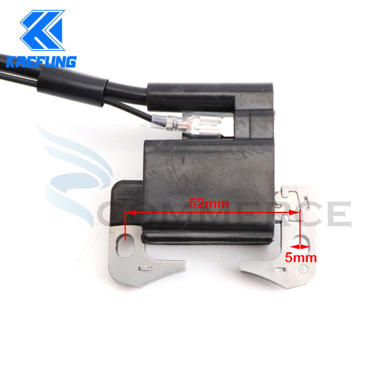 Sarkana/melna aizdedzes spole ar L7T aizdedzes sveci 43cc 47cc 49cc Mini Quad Pocket Dirt Bike ATV 2-taktu dzinēja piederumi