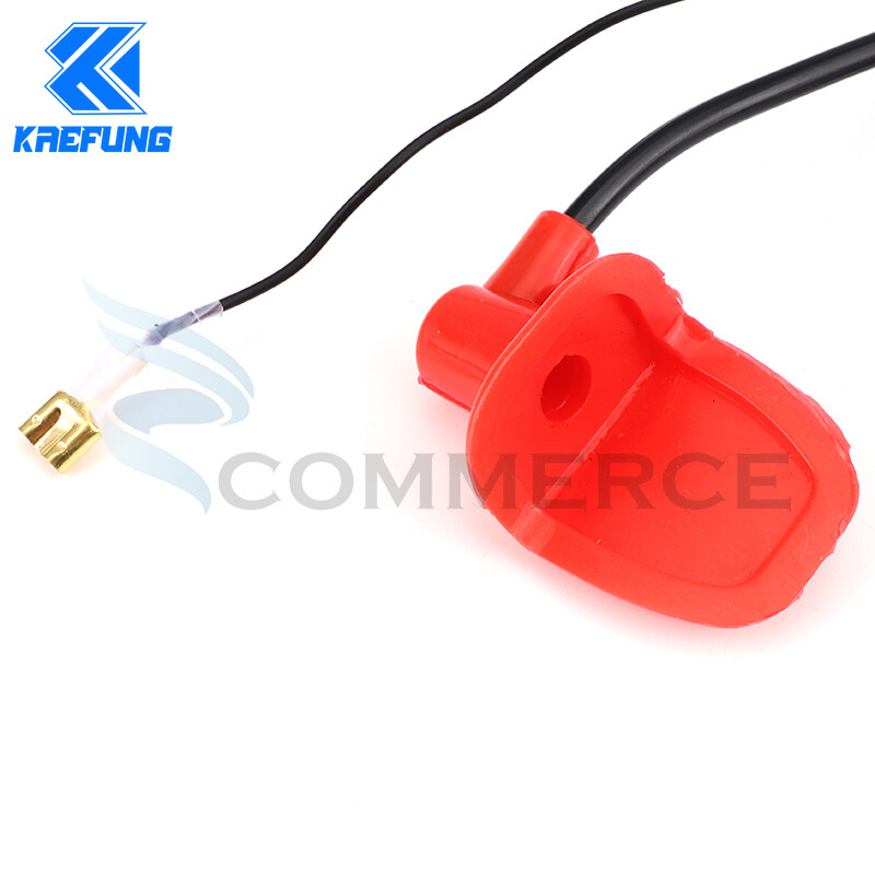 Sarkana/melna aizdedzes spole ar L7T aizdedzes sveci 43cc 47cc 49cc Mini Quad Pocket Dirt Bike ATV 2-taktu dzinēja piederumi