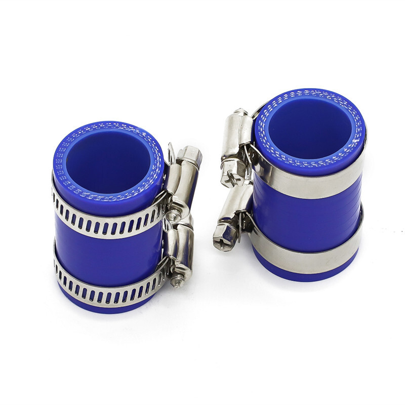 Yamaha Banshee išmetimo vamzdžio spaustukai juodi tinka visiems metams gamyklos Toomey FMF PC