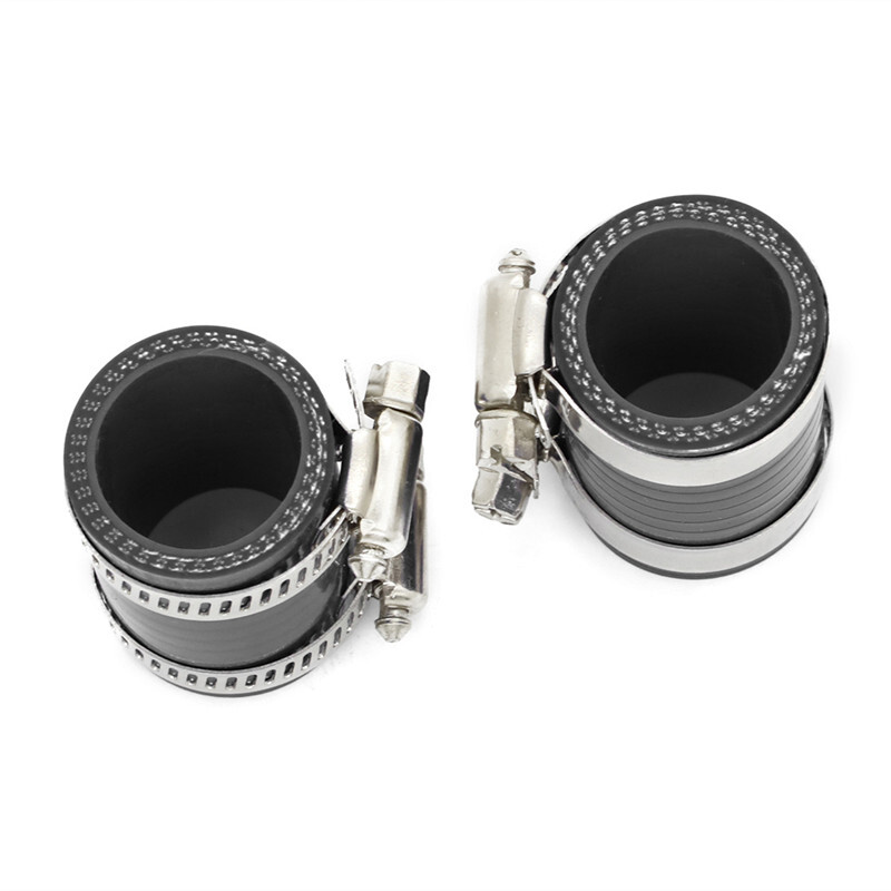 Yamaha Banshee išmetimo vamzdžio spaustukai juodi tinka visiems metams gamyklos Toomey FMF PC