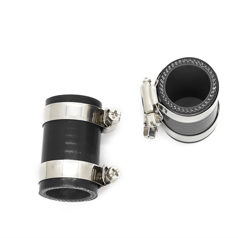 Yamaha Banshee išmetimo vamzdžio spaustukai juodi tinka visiems metams gamyklos Toomey FMF PC