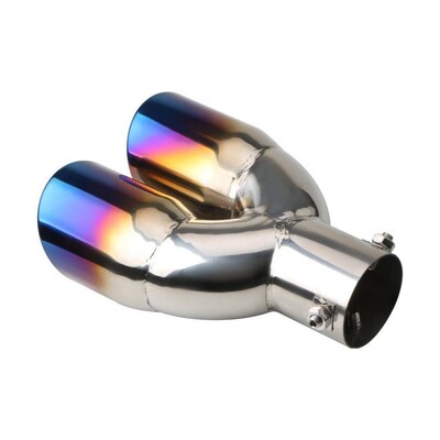 Izplūdes caurule Izplūdes caurule vispārējā izplūde nerūsējošā tērauda izplūdes pārsegs izplūdes cilindrs skaņas astes trokšņa slāpētājs modificēti auto piederumi