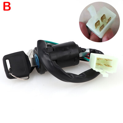 Universāls 4 kontaktu vadu aizdedzes atslēgas slēdzis priekš 50cc 70cc 90cc 110cc 125cc ATV Kart Quad Bike TAOTAO Sunl Roketa Kazuma