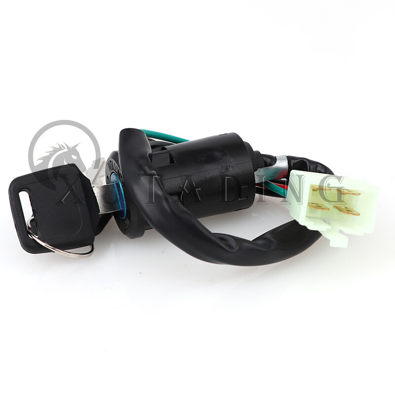 Universāls 4 kontaktu vadu aizdedzes atslēgas slēdzis priekš 50cc 70cc 90cc 110cc 125cc ATV Kart Quad Bike TAOTAO Sunl Roketa Kazuma