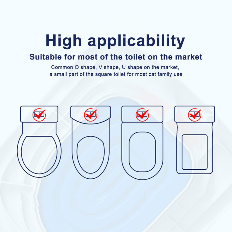 Kačių tualeto mokymo rinkinys Universalus daugkartinio naudojimo aplinkai nekenksmingas kačių tualeto treniruoklis naminių gyvūnėlių valymui