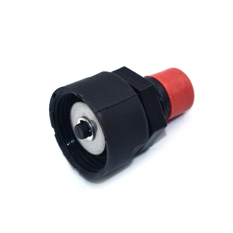 Variklio avarinio stabdymo jungiklis uždarytas saugos mygtukas, skirtas 2 taktų kišeniniam mini keturračiui keturračiui, skirtas pakabinamam varikliui