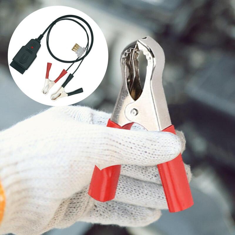 Autotööstuse energiasäästja Autotööstuse OBD-mälusäästja kaabel digitaalse ekraaniga auto aku vahetamise tööriista abimees reisimiseks