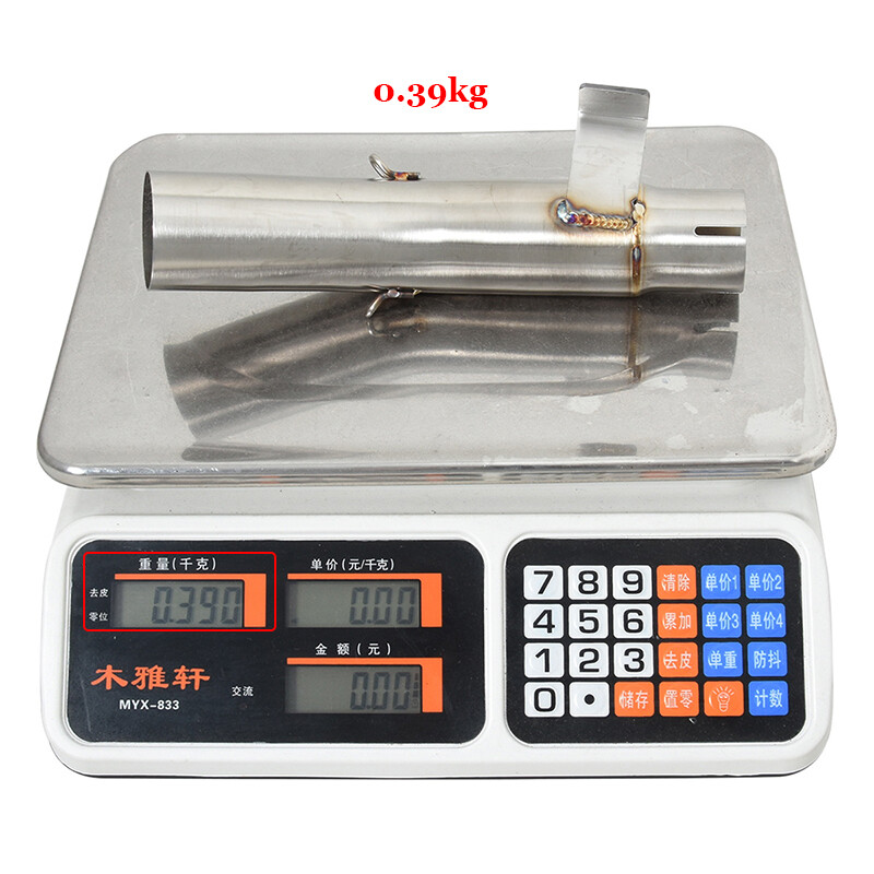 Libistage Macbor Montana XR5 XR 5 2019–2024 aasta mootorratta väljalaskesüsteemi Escape roostevabast terasest keskmise keskmise ühendustoru jaoks