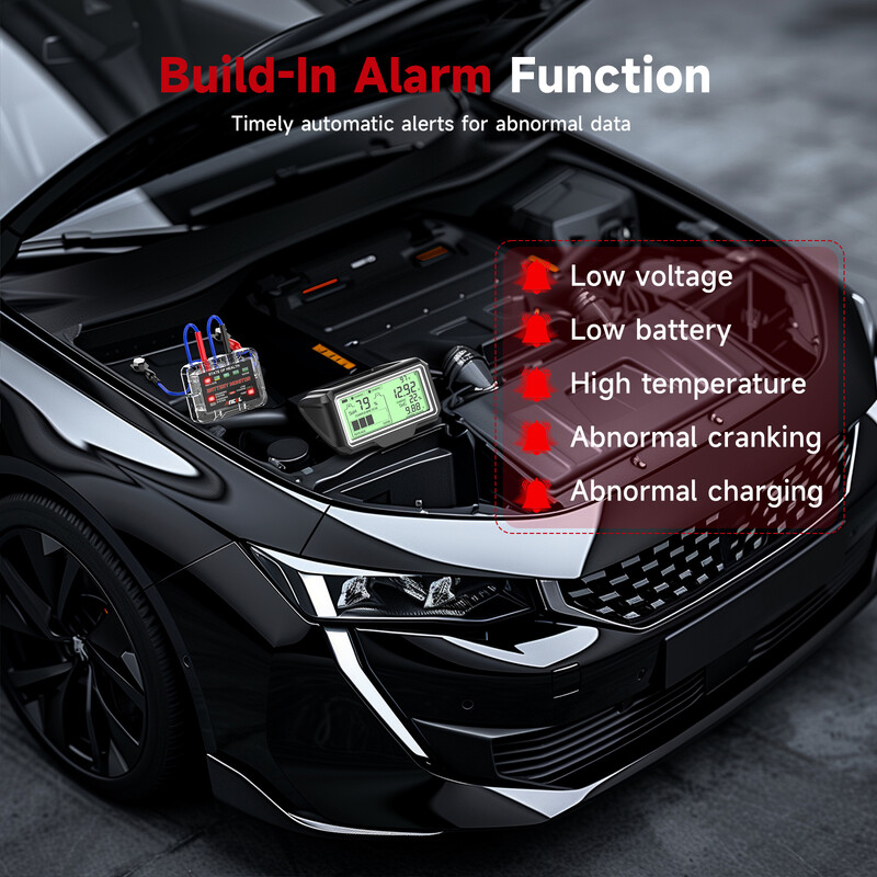 ANCEL BM200PRO 12V automobilio akumuliatoriaus talpos testeris monitoriaus LED ekranas vandeniui atsparus SOH SOC akumuliatoriaus analizatorius Comprobador Baterias Coch